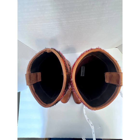 Steve Madden Tolteca Western Boot Women Size 7.5 Brown Leather Blanket Southwest - Picture 9 of 9